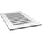 Ekena Millwork Vertical Surface Mount PVC Gable Vent: Functional, w/ 3-1/2"W x 1"P Standard Frame, 20"W x 32"H GVPVE20X3201SF - alternate 5
